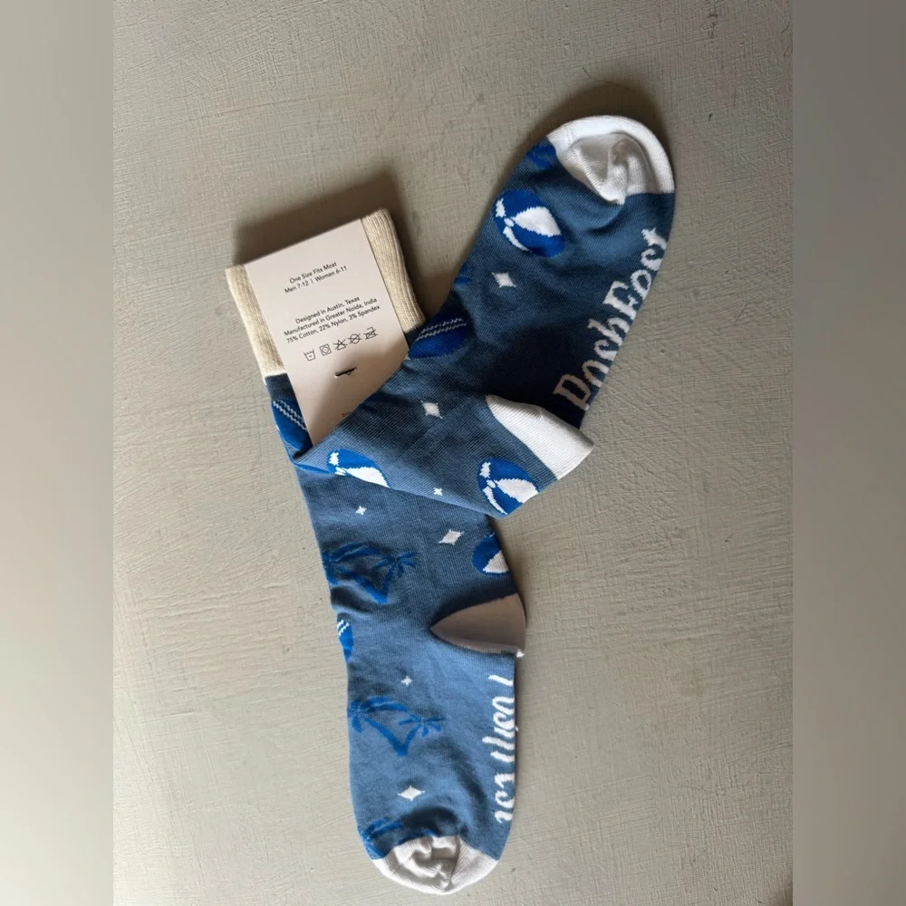 NWT Poshfest San Diego Personalized Socks